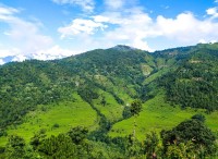 फोटो अफ द डे : मोलुङ गाउँपालिकाको वडा नंं १ र २ मा पर्ने बाह्रबीसे र स्वाँरा खेत