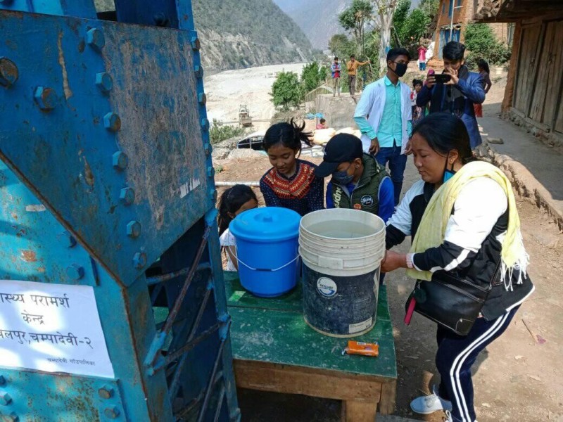 चम्पादेवीको नवलपुरघाटमा कोरोना परामर्श केन्द्र